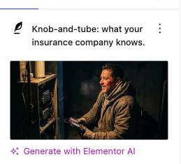 The post editor sidebar's Featured image panel with an image set.